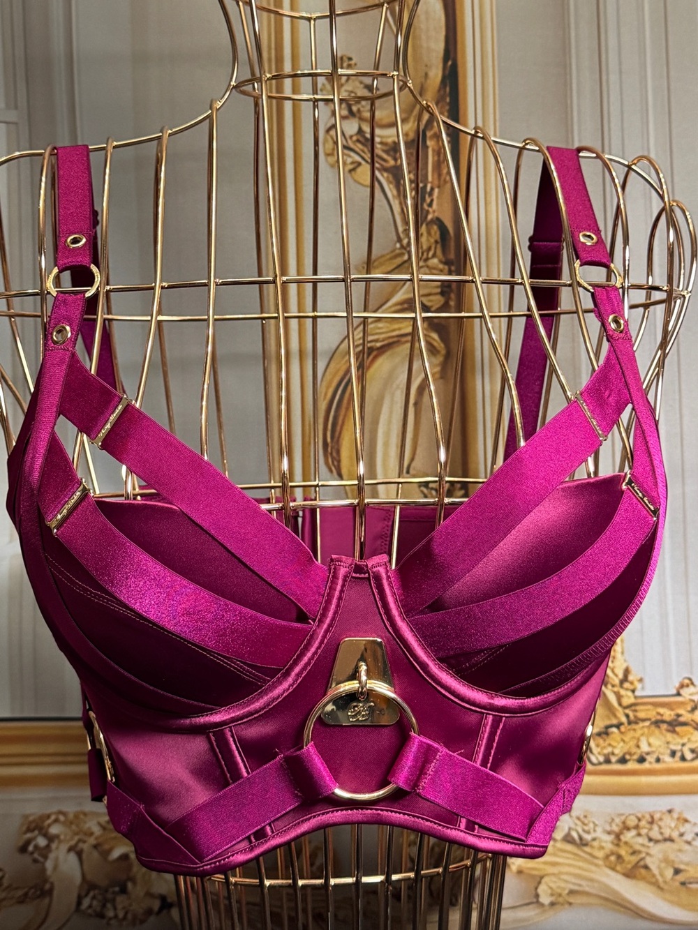Honey Birdette Haylee Mulberry bra 32DD